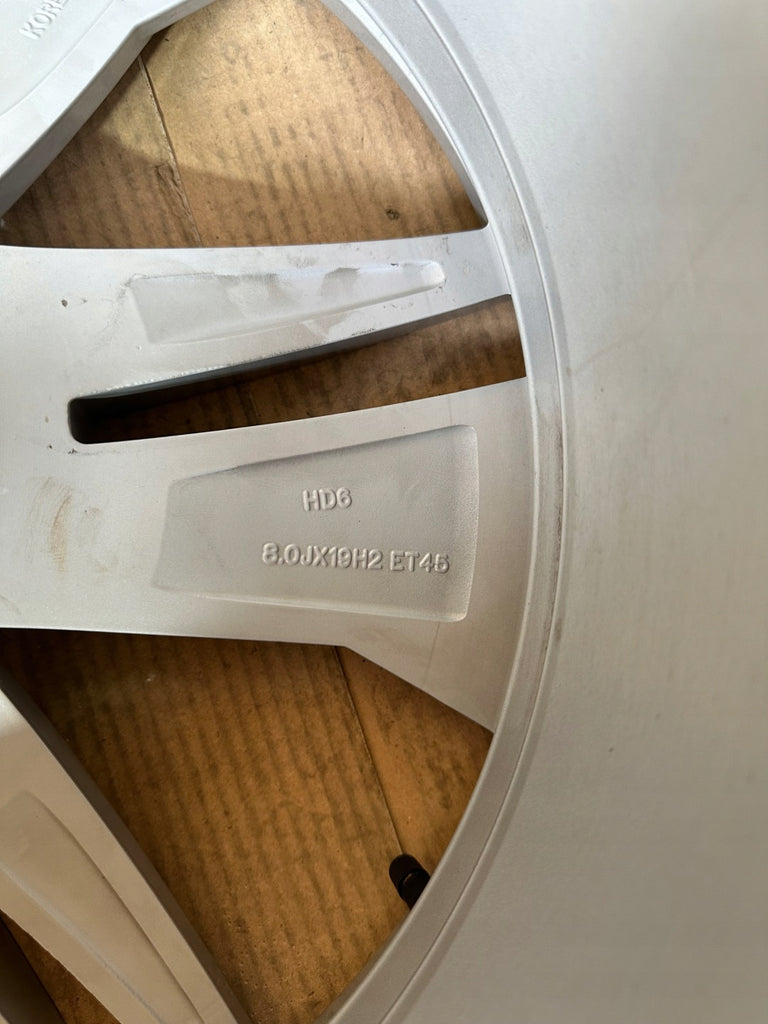 1x Alufelge 19 Zoll 8.0" 5x112 45ET Glanz Silber 5LA601025B Skoda Enyaq FEL4399733341me