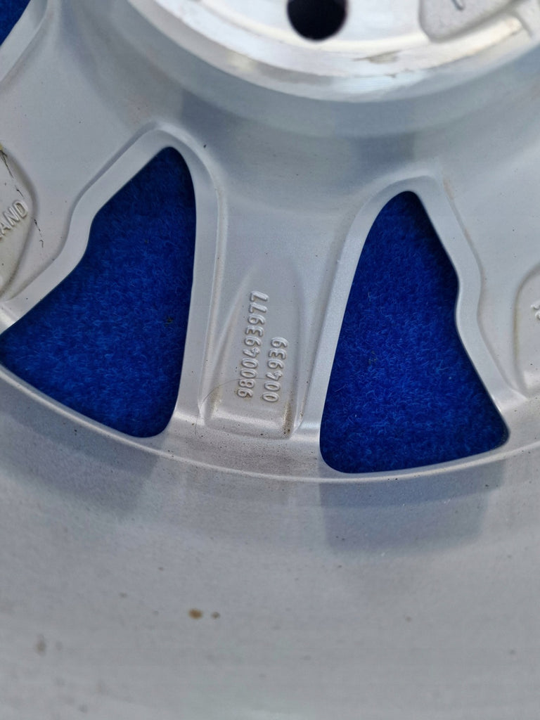 1x Alufelge 16 Zoll 6.5" 4x108 19ET Glanz Silber 9800493977 Citroën Rim Wheel FEL7686106789yn