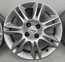 Laden Sie das Bild in den Galerie-Viewer, 4x Alufelge 16 Zoll 6.0" 4x100 37ET Schwarz Opel Meriva Corsa E D Rim Wheel FEL7797532194hl