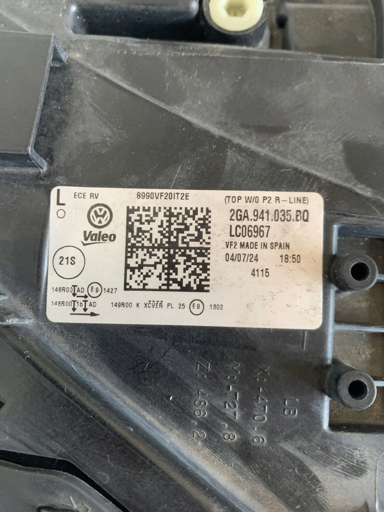 Frontscheinwerfer VW T-Roc 2GA941035BQ Full LED Links Scheinwerfer Headlight