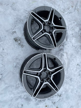 Load image into Gallery viewer, 2x Alufelge 18 Zoll 7.5" 5x112 49ET Glanz A1774011500 Mercedes-Benz Rim Wheel FEL7580097289vu