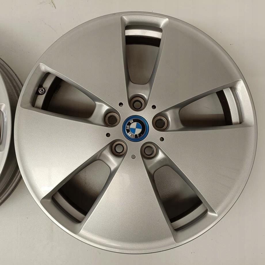 4x Alufelge 19 Zoll 5.0" 5x112 43ET Glanz Silber 6852053 BMW I3 I01 Rim Wheel FEL5955381064kv