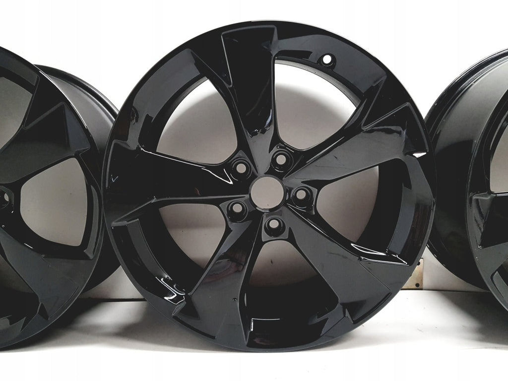 4x Alufelge 18 Zoll 7.5" 5x112 46ET Glanz Schwarz 5FA601025 Cupra Leon Rim Wheel FEL6406800713kp