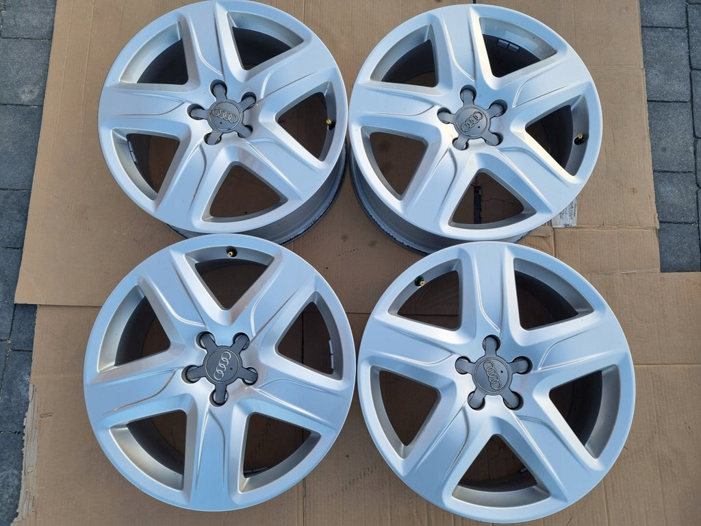 4x Alufelge 18 Zoll 7.0" 5x112 38ET Glanz Silber 4G9601025C Audi A6 C7 B8 FEL1025681050jl