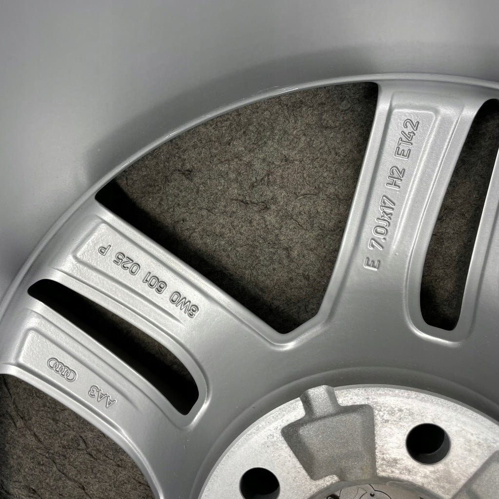 4x Alufelge 17 Zoll 7.5" 5x112 38ET Glanz Schwarz 8W0601025K Audi A4 Rim Wheel FEL4905245058kn