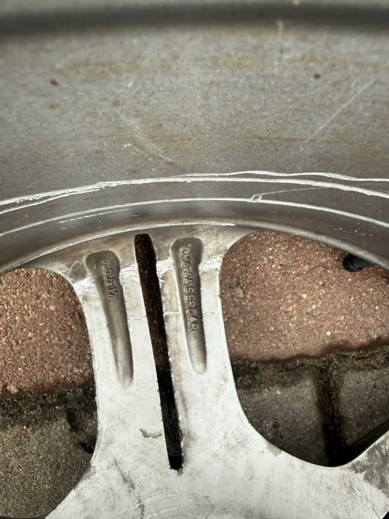 1x Alufelge 17 Zoll 7.0" 4x100 44ET Glanz Graphit 403008380R Renault Clio Iv FEL5622420831eu