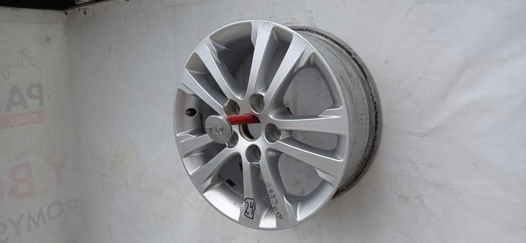 1x Alufelge 16 Zoll 6.5" 5x114.3 50ET Glanz Silber 52910-A2220 Kia Ceed FEL2699353588ev