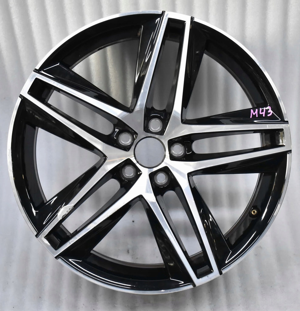 1x Alufelge 18 Zoll 7.0" 5x100 51ET Glanz Schwarz 6F0601025E Seat Ibiza I FEL6972572954yk