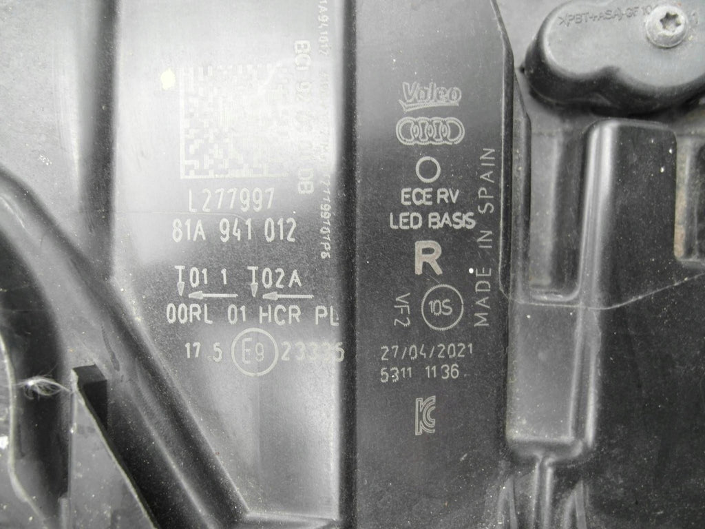 Frontscheinwerfer Audi Q2 81A941012 FALSE Scheinwerfer Headlight SCH4042091010gc