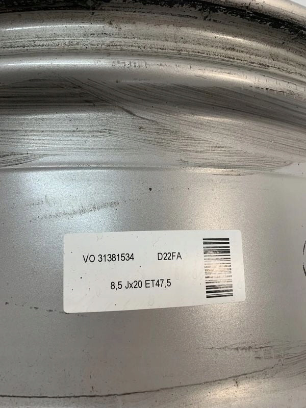 1x Alufelge 20 Zoll 8.5" 5x108 47 5ET 31381534 Volvo Rim Wheel FEL2902536961fj