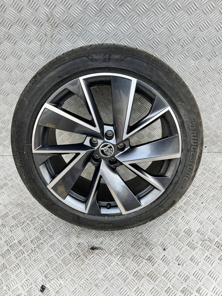 1x Alufelge 20 Zoll 9.0" 5x112 42ET 12312311 Skoda Enyaq Rim Wheel FEL3786189659xa