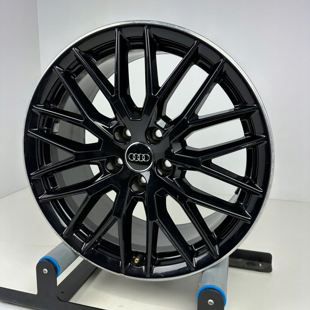 1x Alufelge 18 Zoll 8.0" 5x112 40ET Glanz Schwarz 8W0601025DD Audi B9 Rim Wheel FEL1375072223zb