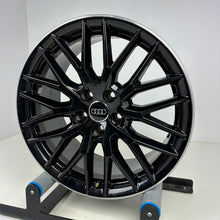 Load image into Gallery viewer, 1x Alufelge 18 Zoll 8.0" 5x112 40ET Glanz Schwarz 8W0601025DD Audi B9 Rim Wheel FEL1375072223zb