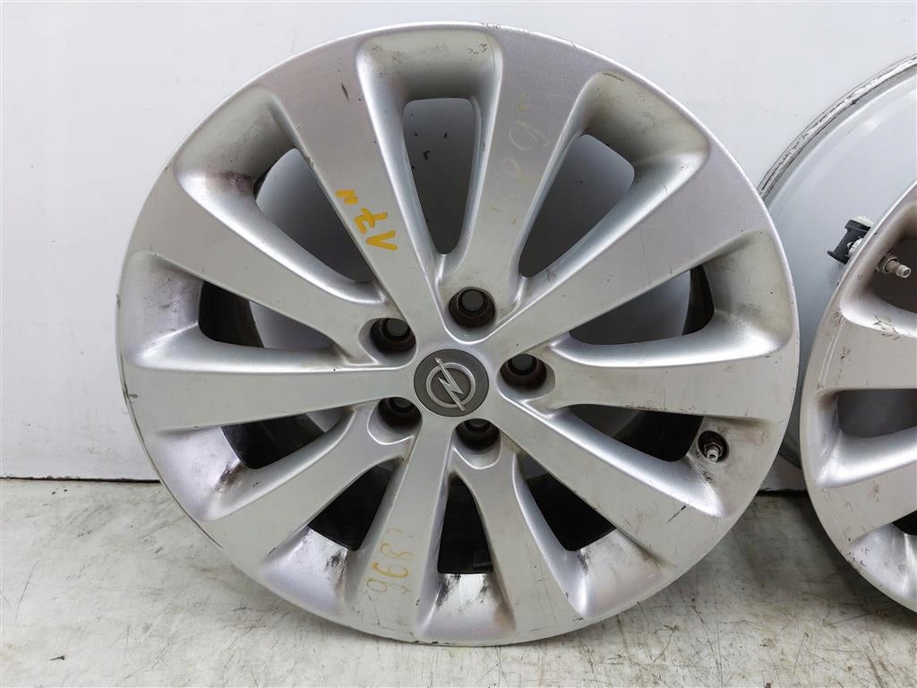 1x Alufelge 17 Zoll 7.0" 5x105 Matt Silber Opel Astra J Rim Wheel FEL2741524361ai