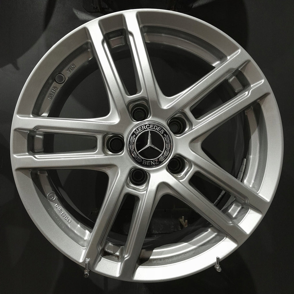 4x Alufelge 16 Zoll 6.5" 5x112 44ET KBA51750 Mercedes-Benz W176 W246 Rim Wheel FEL1618278958xf