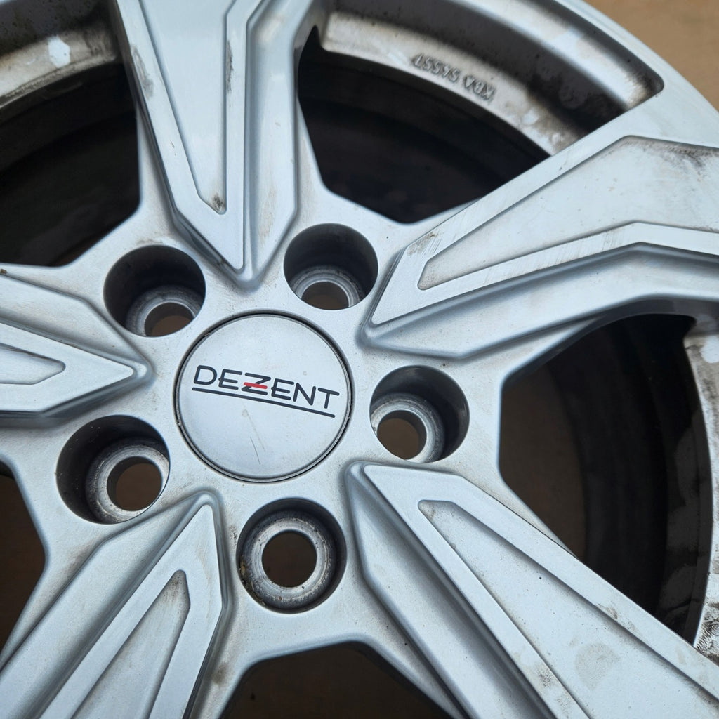1x Alufelge 16 Zoll 7.0" 5x108 44ET Glanz Silber Rim Wheel FEL2064109741wz