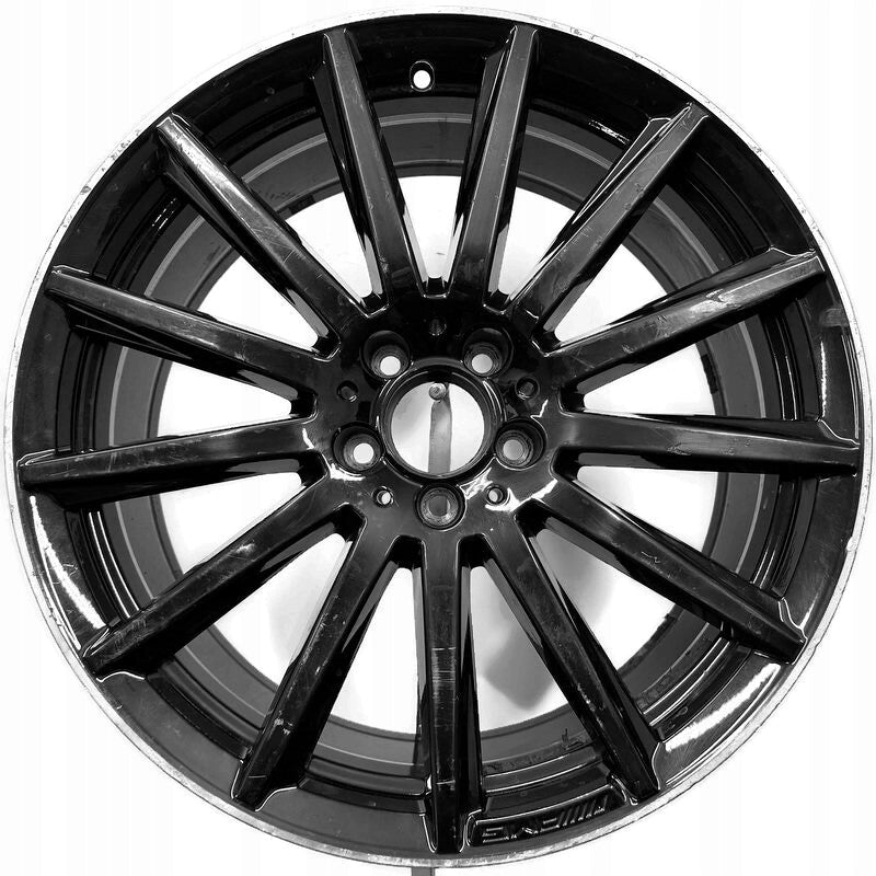 1x Alufelge 20 Zoll 8.0" 5x112 48ET Glanz Schwarz A2474011600 Mercedes-Benz FEL8552712958xc