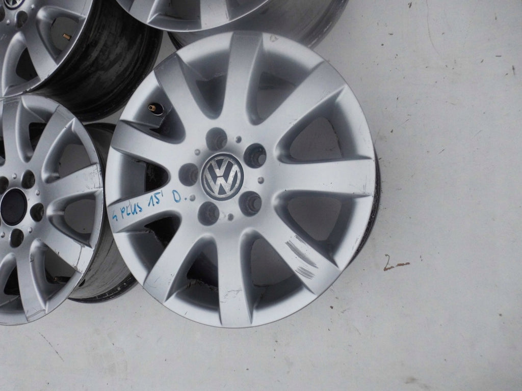 4x Alufelge 15 Zoll 6.5" 5x112 50ET 1K0601025A VW Caddy V Golf VI Touran FEL4887870164pk