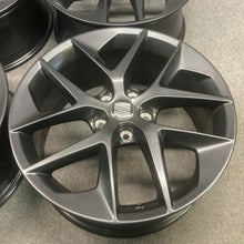 Laden Sie das Bild in den Galerie-Viewer, 4x Alufelge 18 Zoll 7.5" 5x112 51ET Matt Schwarz 5F0601025F Seat Leon Rim Wheel FEL3040088596rq