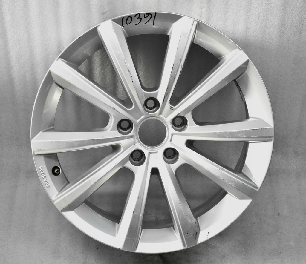 1x Alufelge 17 Zoll 6.5" 5x112 38ET Glanz Silber 5NA071497A VW Tiguan Rim Wheel