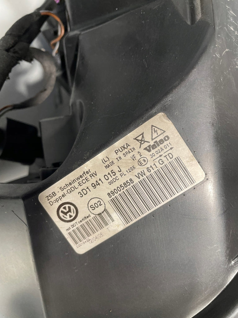 Frontscheinwerfer VW Phaeton 3D1941015J 3D0907391B Xenon Links Headlight SCH7401041310rn