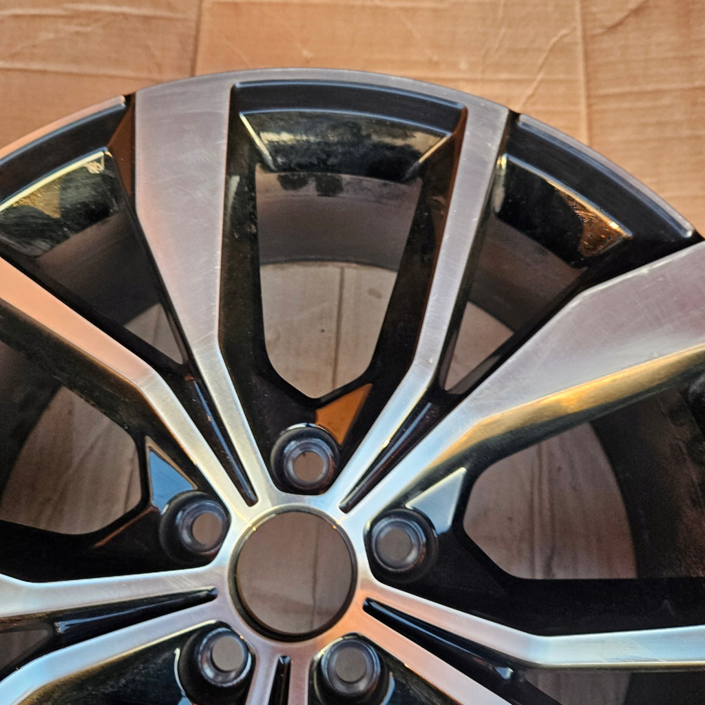 1x Alufelge 18 Zoll 7.0" 5x100 39ET Glanz Schwarz 2G7601025F VW Taigo Rim Wheel FEL2612328313cy