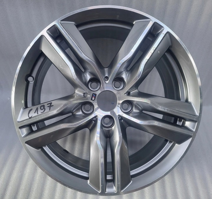 1x Alufelge 18 Zoll 7.5" 5x112 51ET Glanz Graphit 7850456 BMW X2 F39 F48 Mg FEL3812129897cq