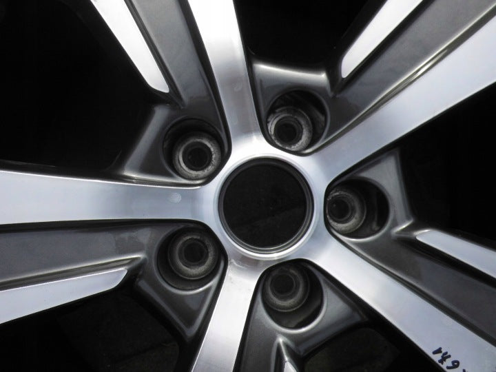 1x Alufelge 19 Zoll 7.5" 5x114.3 49 5ET Glanz 52910-C5710 Kia Sorento I FEL5133234685jy