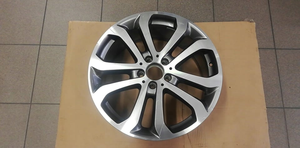 1x Alufelge 19 Zoll 8.5" 5x112 Silber A1664011100 Mercedes-Benz W166 Rim Wheel FEL1394166246xs