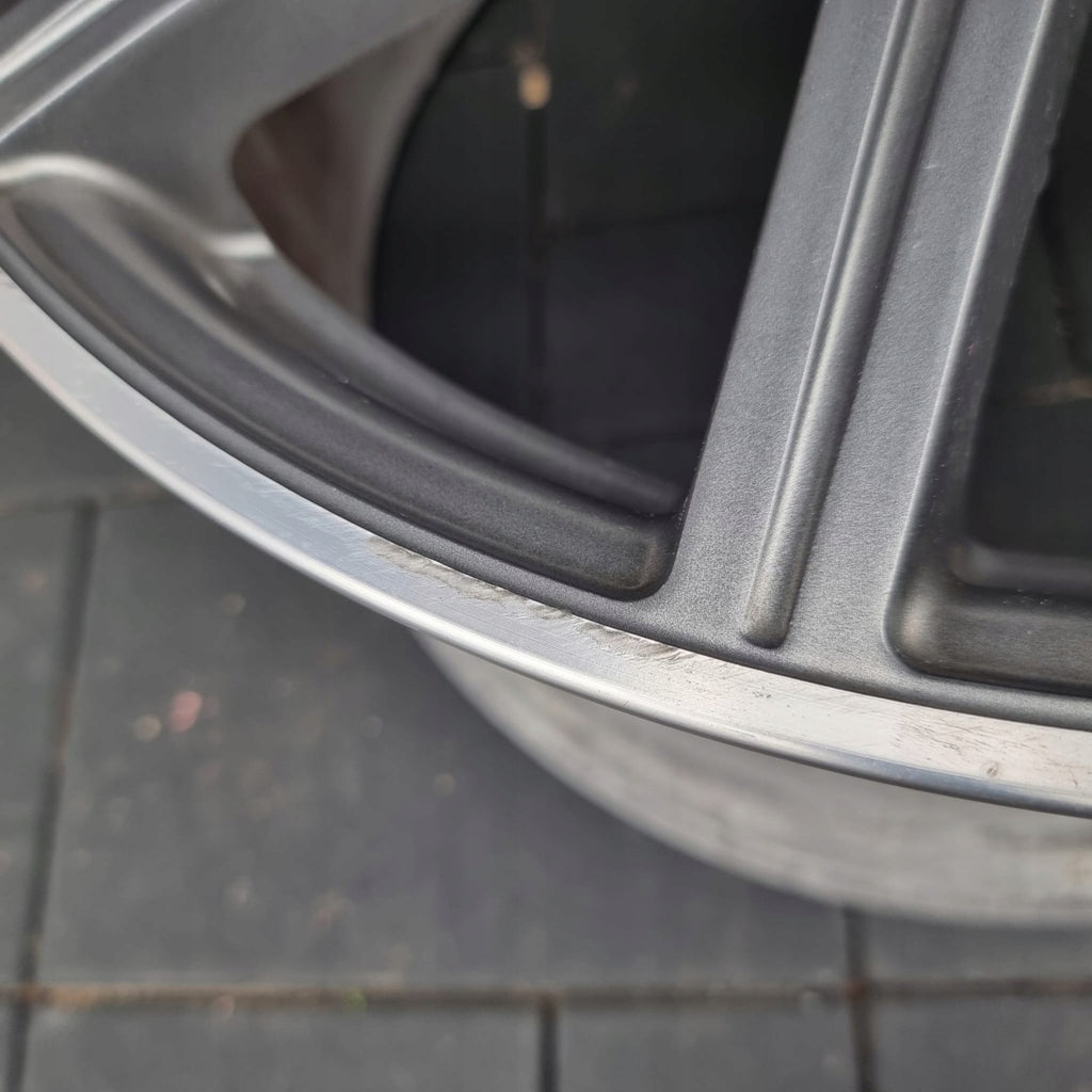 1x Alufelge 19 Zoll 9.5" 5x112 52ET Glanz A2124015102 Mercedes-Benz W212 FEL6886667316uv