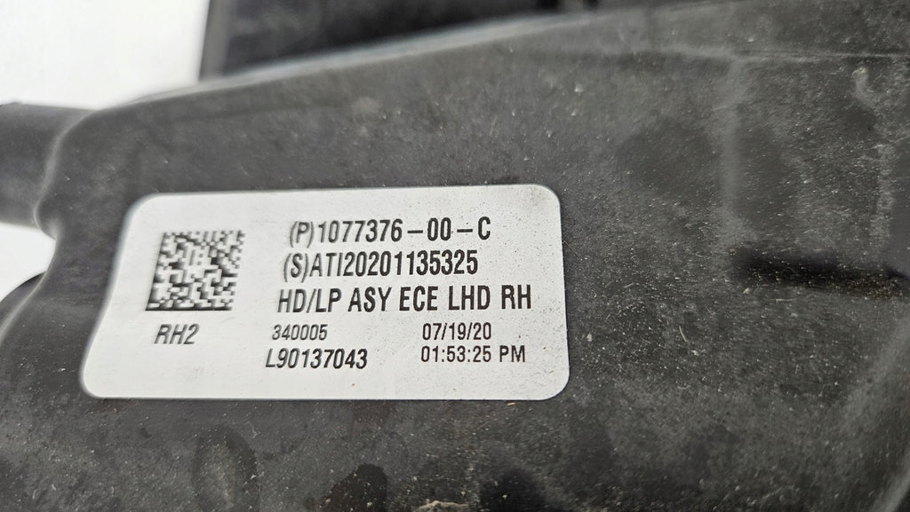 Frontscheinwerfer Tesla Model 3 10773736-00-C L90137043 Full LED Rechts