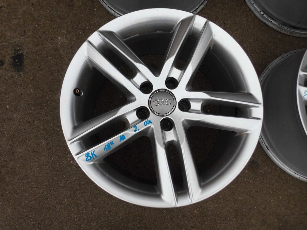 4x Alufelge 18 Zoll 8.0" 5x112 39ET Glanz Silber 4G0601025BL Audi C7 A4 B8 FEL7133535828ss