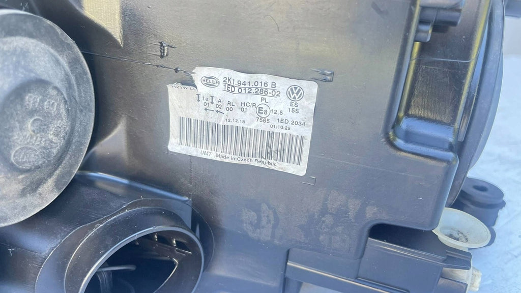 Frontscheinwerfer VW Caddy III 2K1941016B Rechts Scheinwerfer Headlight SCH9562588333yi