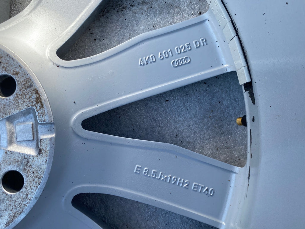 1x Alufelge 19 Zoll 8.5" 5x112 40ET 4K0601025DR Audi A4 B8 Rim Wheel FEL5849589774jc
