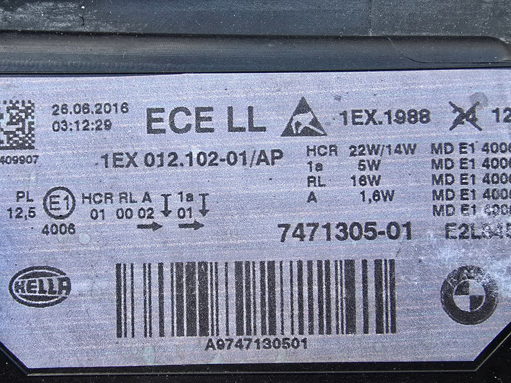 Frontscheinwerfer BMW 3 F30 F31 7471305-01 Full LED Rechts oder Links SCH8678953129gp