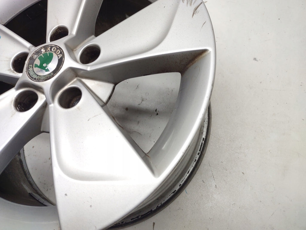 1x Alufelge 16 Zoll 7.0" 5x112 45ET Glanz Silber 5L0601025E Seat I Yeti 5l FEL4245111719bo