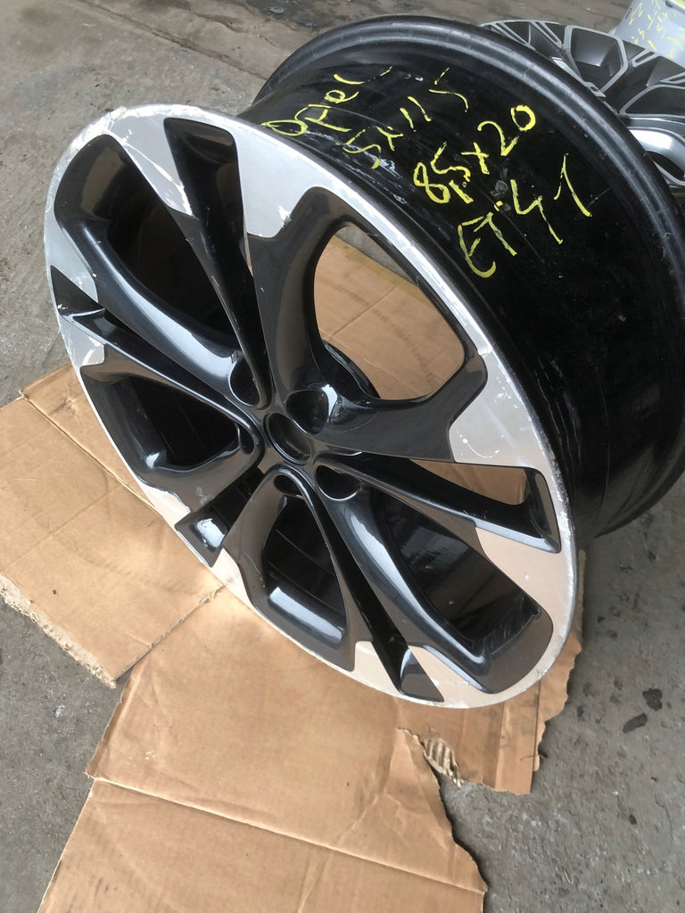 1x Alufelge 20 Zoll 8.5" 5x120 41ET Glanz OP082 Mg Rim Wheel