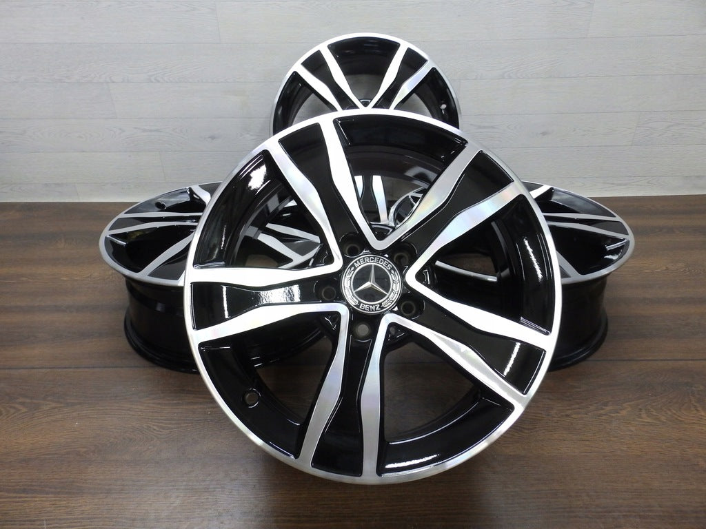 4x Alufelge 17 Zoll 7.0" 5x112 48 5ET Glanz A2054010800 Mercedes-Benz A205 FEL1925173991me