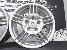Load image into Gallery viewer, 4x Alufelge 18 Zoll 8.0" 5x130 57ET Silber 7L5601025A Porsche Cayenne Rim Wheel FEL2109484587vj