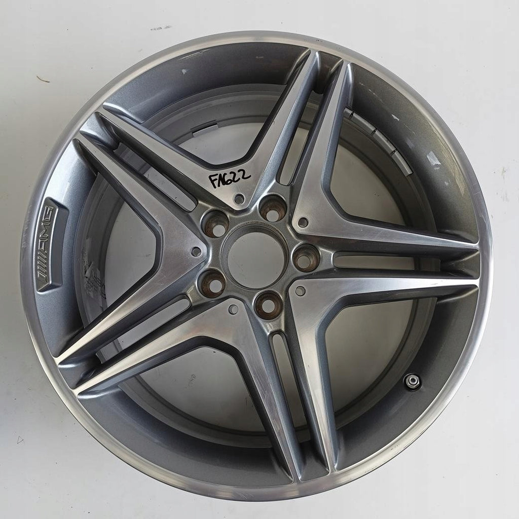 1x Alufelge 17 Zoll 7.5" 5x112 42 5ET Glanz Silber A1764010100 Mercedes-Benz FEL1215509160hk