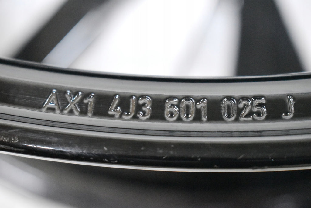 1x Alufelge 21 Zoll 9.5" 5x130 60ET Glanz Schwarz 4J3601025AA Audi E-Tron Gt FEL9692272054xz