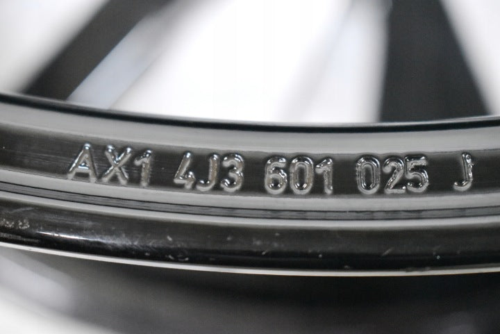 1x Alufelge 21 Zoll 9.5" 5x130 60ET Glanz Schwarz 4J3601025AA Audi E-Tron Gt FEL9692272054xz