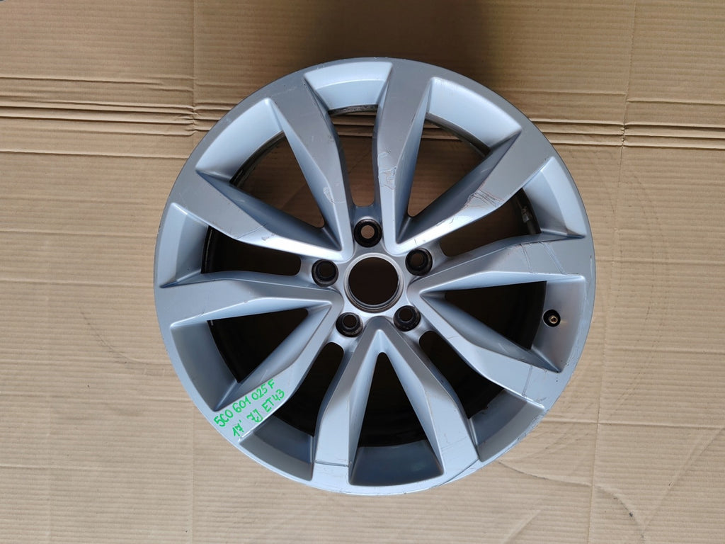 1x Alufelge 17 Zoll 6.5" 5x112 5C0601025F VW Beetle Rim Wheel FEL2080965650ti