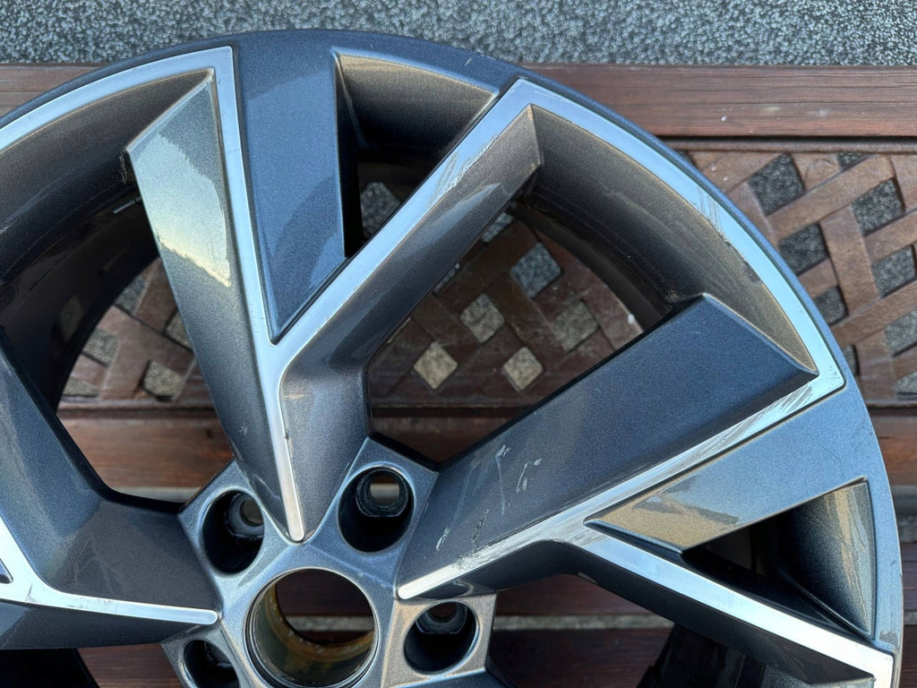 1x Alufelge 19 Zoll 7.0" 5x112 43ET Glanz Graphit 565601025F Mg Kodiaq Rim Wheel FEL8509658282dn