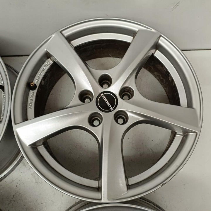 4x Alufelge 17 Zoll 7.0" 5x112 40ET Glanz Silber Audi Q3 Tarraco Kodiaq Tiguan FEL8554567187rl