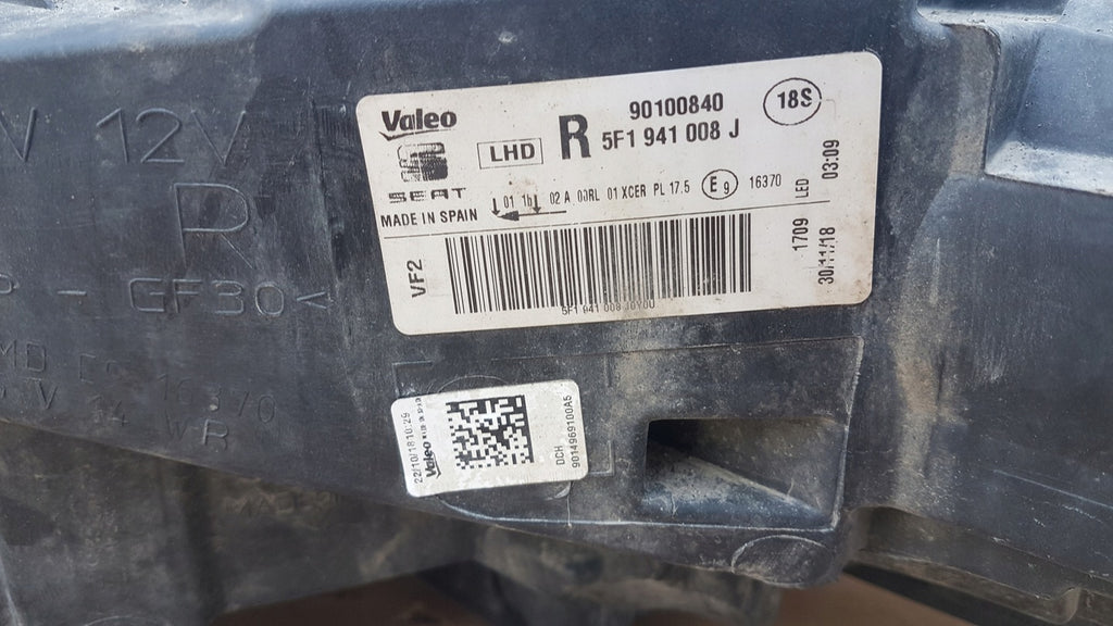 Frontscheinwerfer Seat Leon 5F1941008J Full LED Rechts Scheinwerfer Headlight