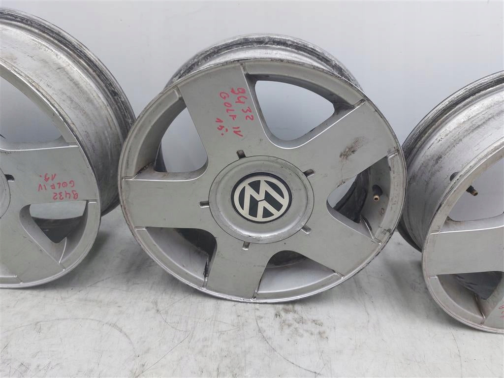 4x Alufelge 16 Zoll 6.0" 5x100 Silber VW Golf Iv Rim Wheel FEL9226833933fm