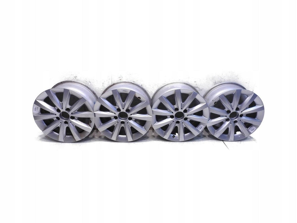 4x Alufelge 16 Zoll 6.5" 5x112 49ET Glanz Silber A2464010202 Mercedes-Benz W246 FEL3713283450wc