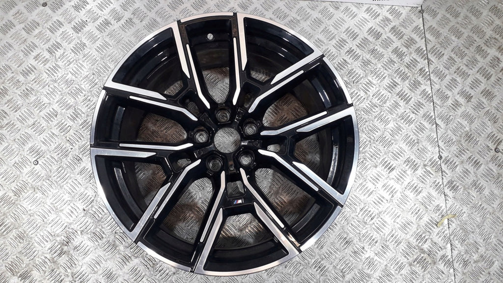 1x Alufelge 19 Zoll 9.0" 5x112 42ET Glanz 8747305 BMW I4 G26 Rim Wheel FEL9446875404ln