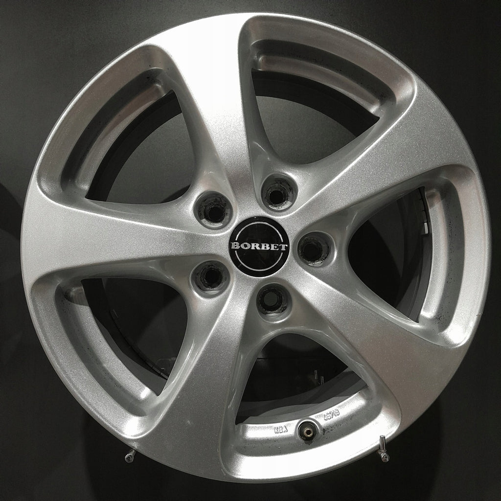 4x Alufelge 16 Zoll 7.0" 5x112 40ET Glanz Silber KBA46719 Skoda Octavia Ii FEL9302538129ly